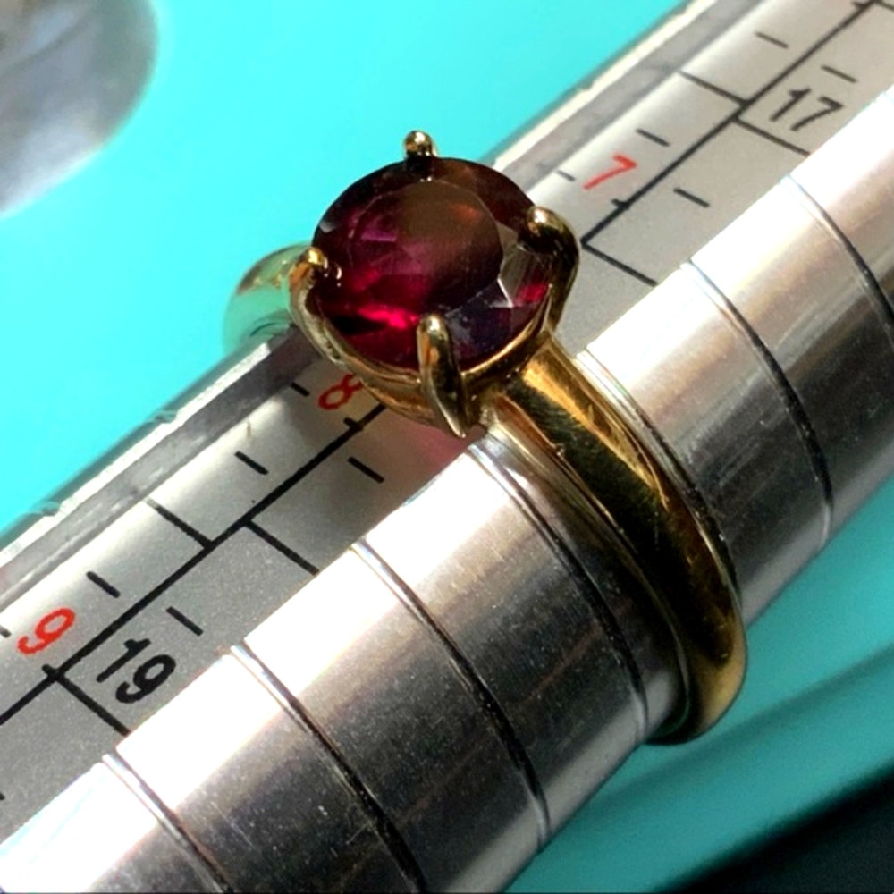 Sterling Silver Gemstone Ring Gold